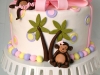 Monkey Baby Shower Cake