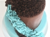 Two-toned Cascading Ruffle Cake