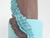 Two-toned Cascading Ruffle Cake 4