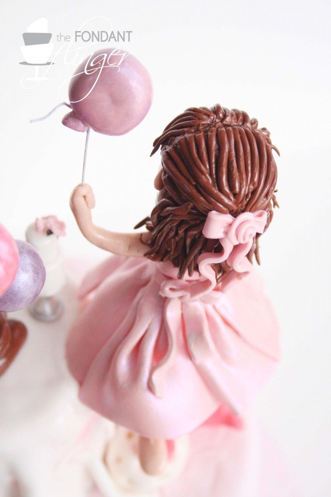 Pink Girl Dress Back