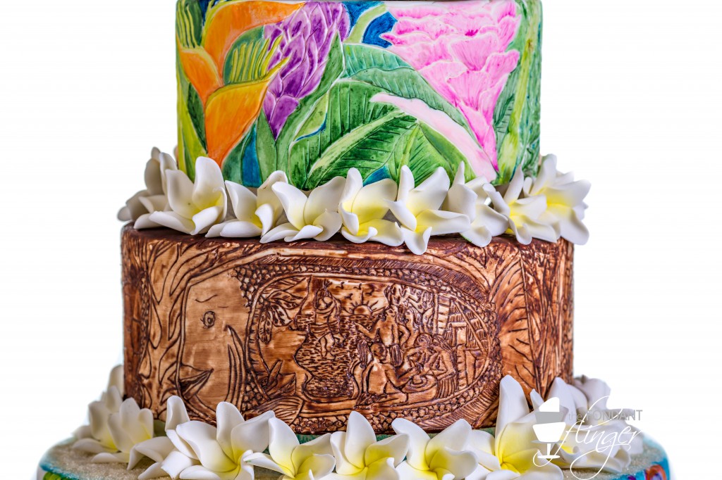 Fondant Flinger Guam Cake Close Up - Photography by Lee Lopez